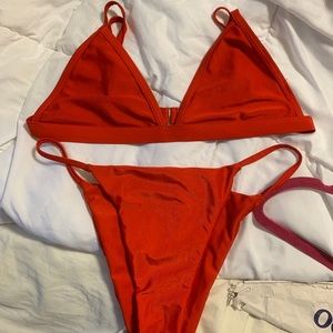 zaful triangle bathing suit